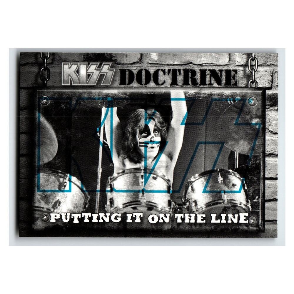 KISS Peter Criss 2009 Doctrine Press Pass 69 Music Trading Card